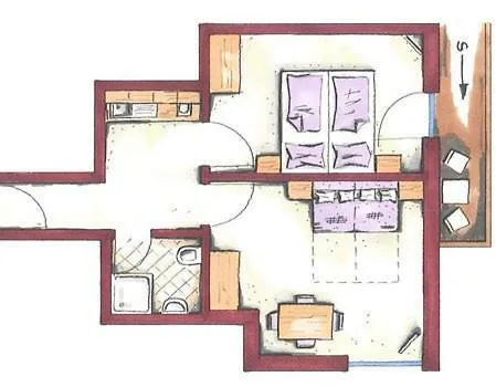 Apartmán Panoramahaus Kuenzler